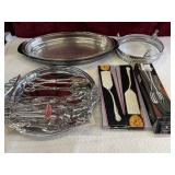 Misc Silver -plated serving items