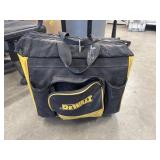 DeWalt heavy-duty rolling tool bag.