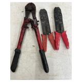 Heavy-duty bolt cutters and multi-function wire