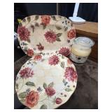 3 Noble Excellence plates "Splendor" pattern