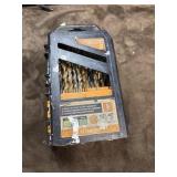 Titanium index drill bit set.