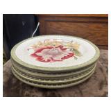 4 Raymond Waites Botanica dinner plates
