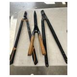 Heavy duty gardening tools.