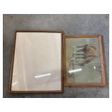Vintage 1953 lithograph titled "The New Arrival"