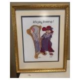 Framed counted cross stitch is based on the