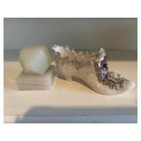 Vintage Heirlooms of Tomorrow porcelain high-heel