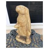 Standing Heavy Concrete Bunny Rabbit