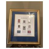Framed ï¿½The Stamps of Nursingï¿½ Philatelic Display