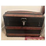 Antique Victorian-era dome-top (or camelback)