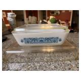 Vintage Pyrex Blue Horizon Refrigerator Dish