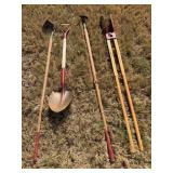 Post Hole Diggers, Shovel, Garden Hoe, Etc.