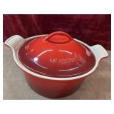 Le Creuset enameled cast iron round French oven