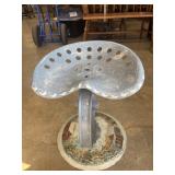 Handcrafted upcycled barstool made from a vintage