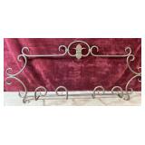 Vintage  wrought iron wall-mounted plate and