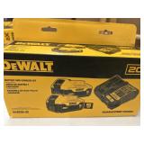 DEWALT 20V MAX Battery and Charger Kit. New.