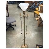 Vintage Art Deco Torchiere Candelabra Floor Lamp