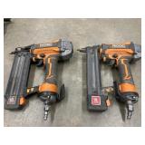 2 pc.RIDGID pneumatic 18-gauge brad