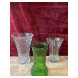 3 pc. Bundle of vases.
