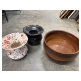 Hand-turned solid hardwood wooden bowl, 2