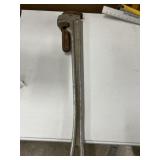 Vintage  RIDGID 24-inch aluminum straight pipe