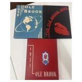 1957-58-59 year books from BrookHaven High School.