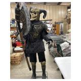 6-foot animated Grave Warrior Halloween