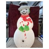 vintage 40-inch "Dimple" Frosty Snowman Christmas