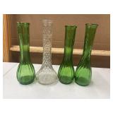 Set of vintage Hoosier and E.O. Brody green and