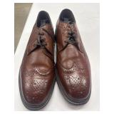 11.5-D Allen Edmonds vintage brown leather brogue