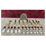 Bundle vintage Sheffield Lifetime Cutlery "Fleur