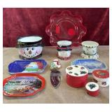 Bundle of Christmas snowman candle holders,