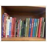Collection of various cookbooks, including titles