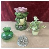 Stacked turtle garden planter ,small artificial