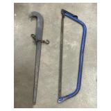 2 pc. Antique hanging balance beam scale