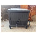 Style Selections Steel Cabinet Hideaway Hose Reel