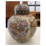 Japanese Satsuma ware (Satsuma-yaki) ginger jar