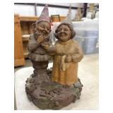 Vintage "Jay & Martha" gnome figurine sculpted by