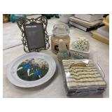 Vintage Samfaolo "Picking Flowers" Salad Plate