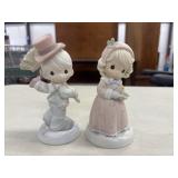 2 Vintage porcelain Precious Moments figurines