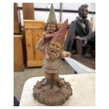 Vintage "Papa and Princess" gnome figurine