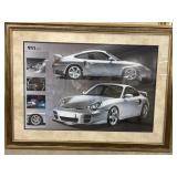 Framed EuroGraphics Porsche 911 GT2 commercial