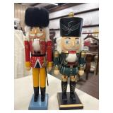 2 Traditional wooden nutcracker soldier