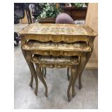 Mid-Century Italian Florentine Nesting Tables
