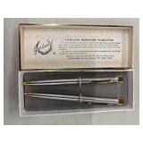 Vintage Garland Stainless Steel Pen & Pencil Set