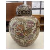 Vintage Japanese Satsuma-style lidded ginger jar