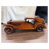 Handcrafted Wood Model of 1930s Auburn or Bugatti