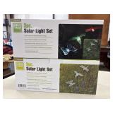 2 boxes of 3pc. Solar lights sets.