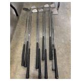 Vintage Ping Eye 2 golf irons and a matching