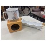 Vintage Porcelain Treasures white and gold