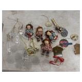 Prism icicle Christmas ornaments, collection of